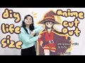 making a life size anime cutout for my brother diy anime cardboard cutout