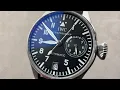 IWC Big Pilot s Watch 5002-01 Watch Review
