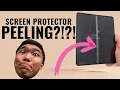 UPDATE Galaxy Z Fold 3 Screen Protector Removal LIFTING BUBBLING
