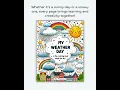 My Weather Day A Fun Coloring Book About the Sky