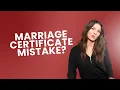 How to Fix a Mistake on Your Marriage Certificate Step-by-Step Ep 7