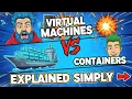 VMs vs Containers Explained Simply