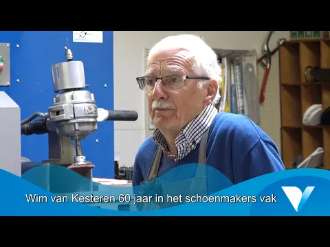 Wim van Kesteren 60 jaar in het schoenmakersvak