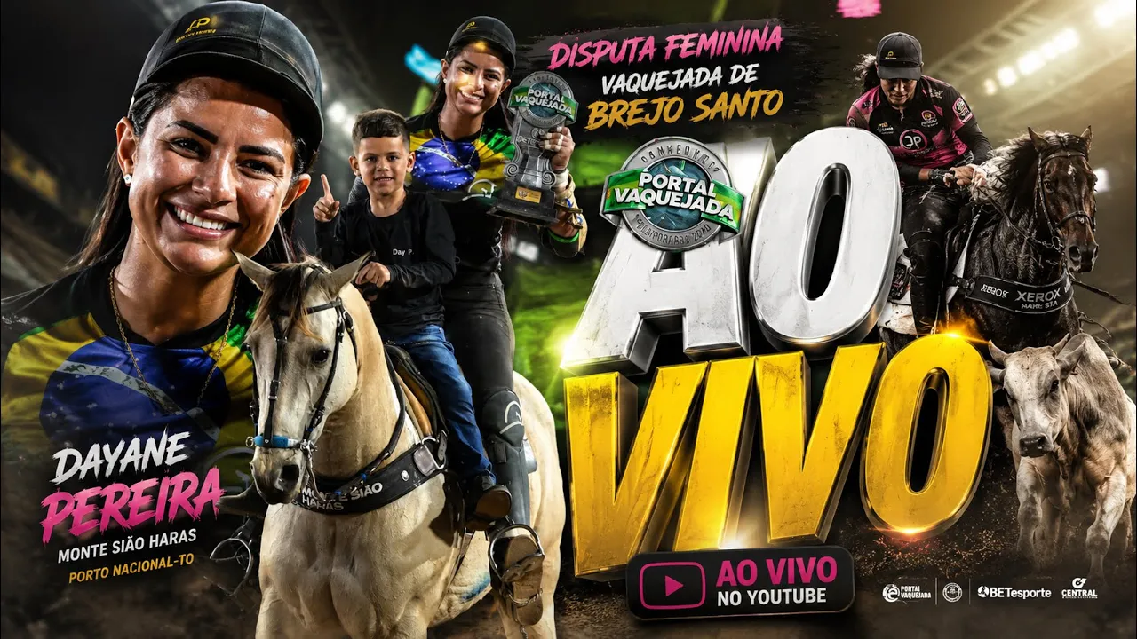 DISPUTA FEMININA | VAQUEJADA DE BREJO SANTO-CE  | PORTAL VAQUEJADA 2026