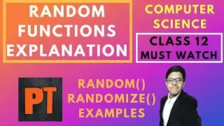 Random Function Explanation in Hindi Class 12 Computer Science