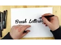 Hand Lettering Tutorial How To Use A Brush Pen