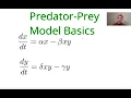 Predator-Prey Model Lotka-Volterra Overview and Steady States