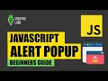 JavaScript for Beginners How to create alert box in JavaScript Arzath Areeff
