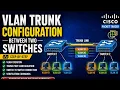 VLAN Trunk Configuration Between Two Switches Cisco Packet Tracer Tutorial