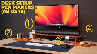 4 progetti fai da te per un creare un DESK SETUP perfetto per Makers - Falegnameria tech