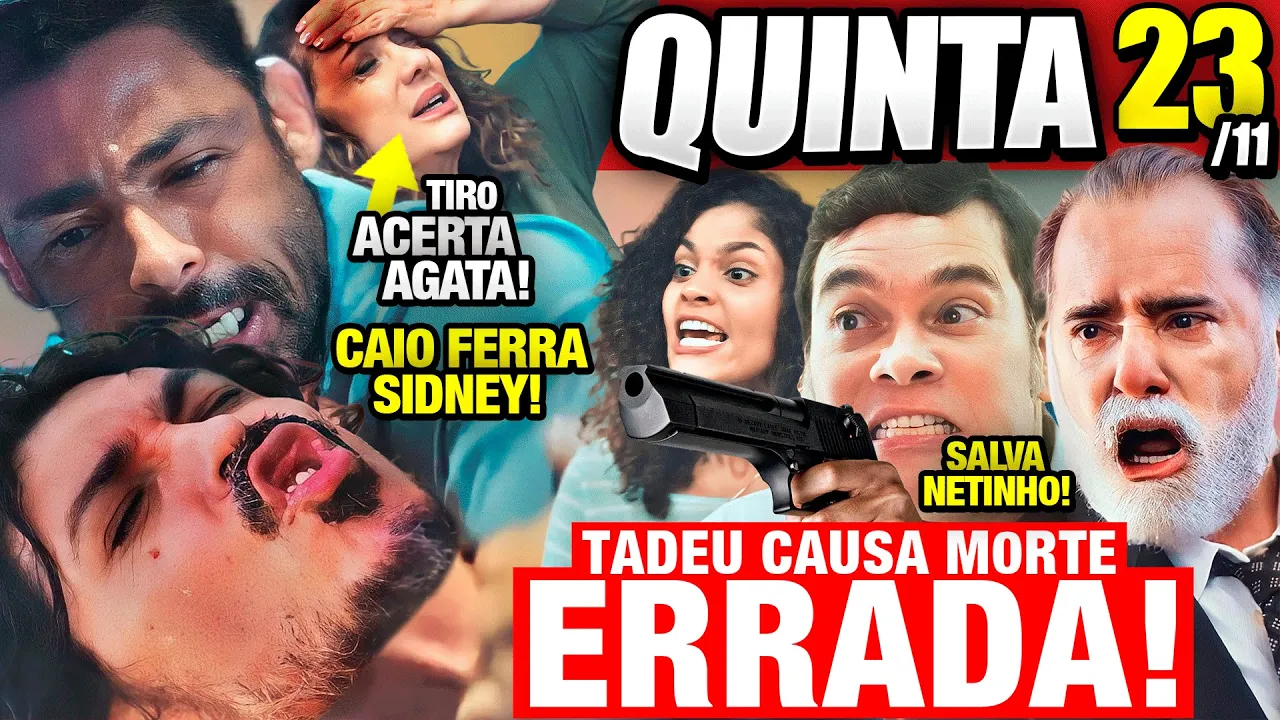 TERRA E PAIXÃO - Capítulo de hoje 23/11 QUINTA - Resumo Completo da Novela Terra e Paixão Hoje