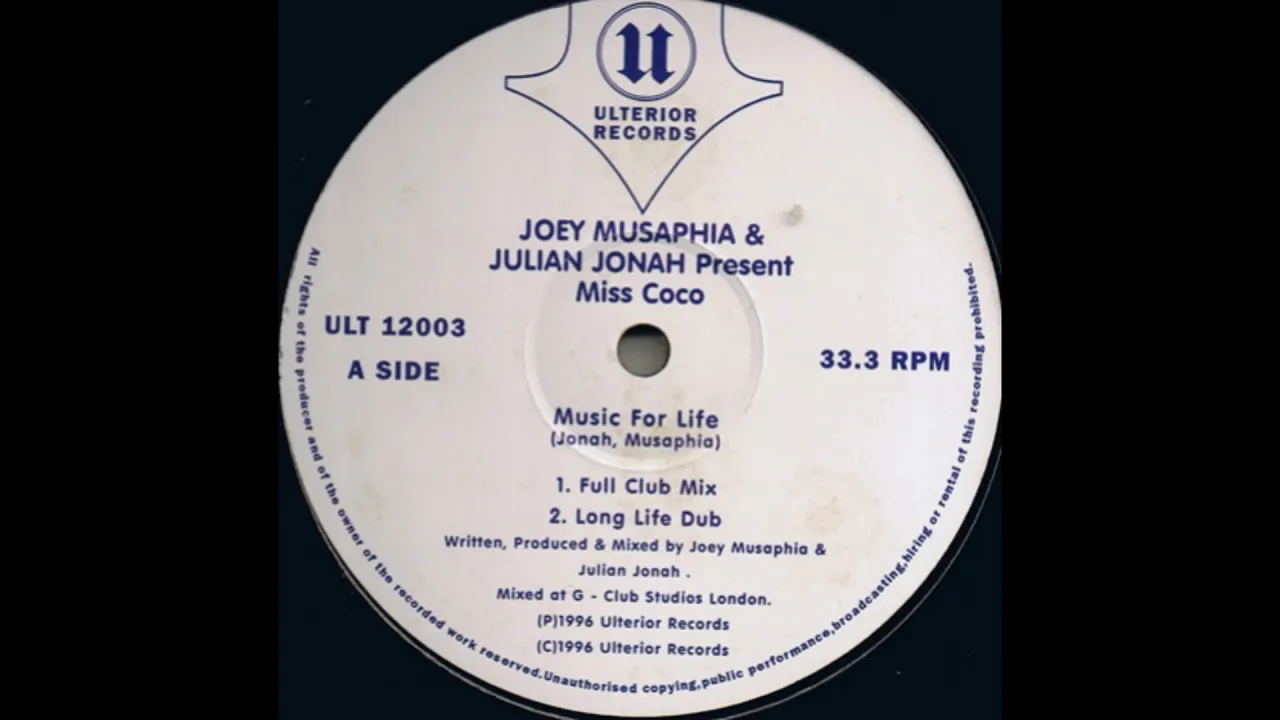 Joey Musaphia & Julian Jonah - Music For Life (Long Life Dub)