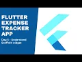 Learning Flutter Day 5 - Understand Scaffold widget how to create an interesting layout for our app