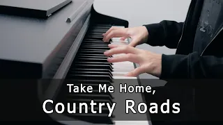 take me home country roads john denver piano cover by riyandi kusuma 