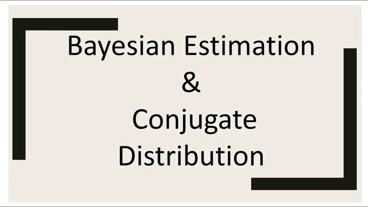 Bayesian Estimation | Conjugate Distribution | Machine Learning (INF8245E) | Lecture-12 | Part-2