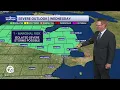 Chance for storms Wednesday