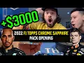 3000 VARIATION PULL Topps Chrome F1 SAPPHIRE 2022 Pack Opening Case Break Part 3