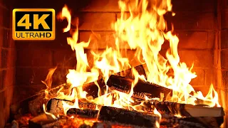 Fireplace 4K UHD Fireplace With Crackling Fire Sounds Fireplace Ambience 