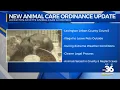 New animal care ordinance update