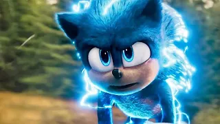 سونك الذي يمتلك قدرة خارقة وسرعة رهيبة يحاول الهروب من شخص شرير يريد قتله فيلم Sonic 