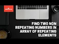 Find two non repeating elements in an array Bit Manipulation Love Babbar 450 DSA