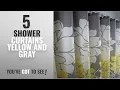 Top 10 Shower Curtains Yellow And Gray 2018 Eforcurtain Home Fashion Floral Print Pattern Shower