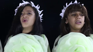 قناة اطفال ومواهب الفضائية كليب رغم الفراق وداع عفاف والهام 