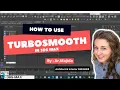 3ds Max Tutorial with Architect Majida How to Use Turbosmooth In 3ds Max For Beginner In English