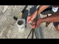 How to Cap a Roof Sewer Vent with steel mesh