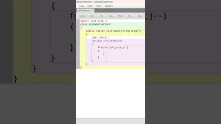 print two types of alphabet triangle pattern in java