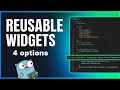 GioTutorial 14 Make Your Gio Widgets Reusable - 4 Methods