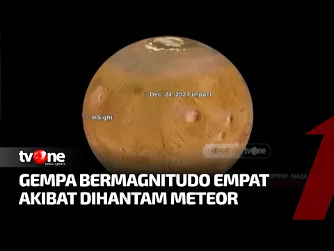 Mars Sempat Dihantam Meteor yang Mengakibatkan Gempa Bermagnitudo Empat