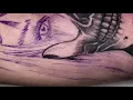 Gangsta Tattoo Chicano style Time lapse