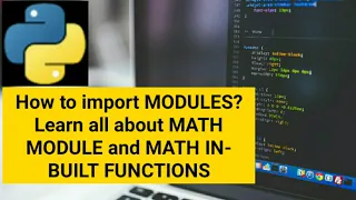 Python Math Functions How to work by Import Math Functions in Python Math Module Tutorial Beginner
