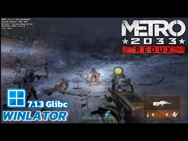 Winlator Glibc (Afei) - Gameplag Metro 2033 Redux (Windows) On Android