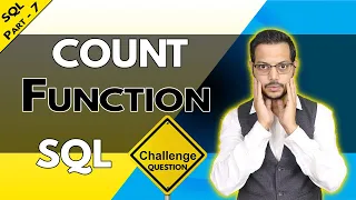 SQL Part 7 - Count function in SQL how to count unique rows in SQL