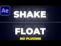 Float Shake Text in After Effects Float Effect Shake Effect No Plugins