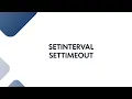 JavaScript setInterval setTimeout clearInterval Explained with Examples Beginner Friendly