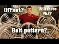 Let s talk about Wheel Fitment Bolt Pattern Offset etc