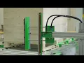 Fully Automatic Online Pallet Wrapper Stretch Wrapping Machine with Roller Turntable