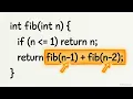 Recursion in C Illustrated using Factorial Fibonacci and the Call Stack