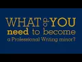 Did You Know UC Davis Offers a Minor in Professional Writing