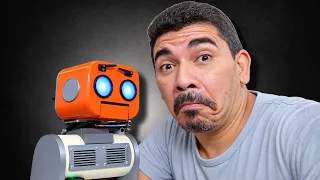 Construí um robô e coloquei inteligencia artificial nele!