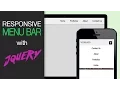 Responsive Navbar Tutorial - HTML5 CSS3 Jquery