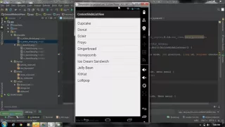 Android Studio Tutorial 27 ListView with Contextual Action Mode
