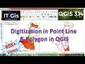 Digitization in QGIS Digitization in point line and Polygon in QGIS IT GIS QGIS