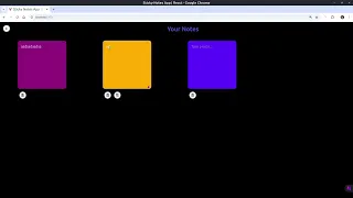 React Sticky Notes App Context API TailwindCSS Local Storage