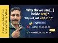 Python Set Explained Why set 1 2 3 Works but set 1 2 3 Fails Logic behind sets