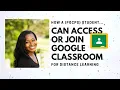 How a PGCPS Student Can Access and Join Google Classroom