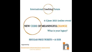 1st International Coaching forum Vol 1